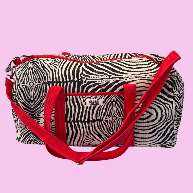 THE ZEBRA DUFFLE