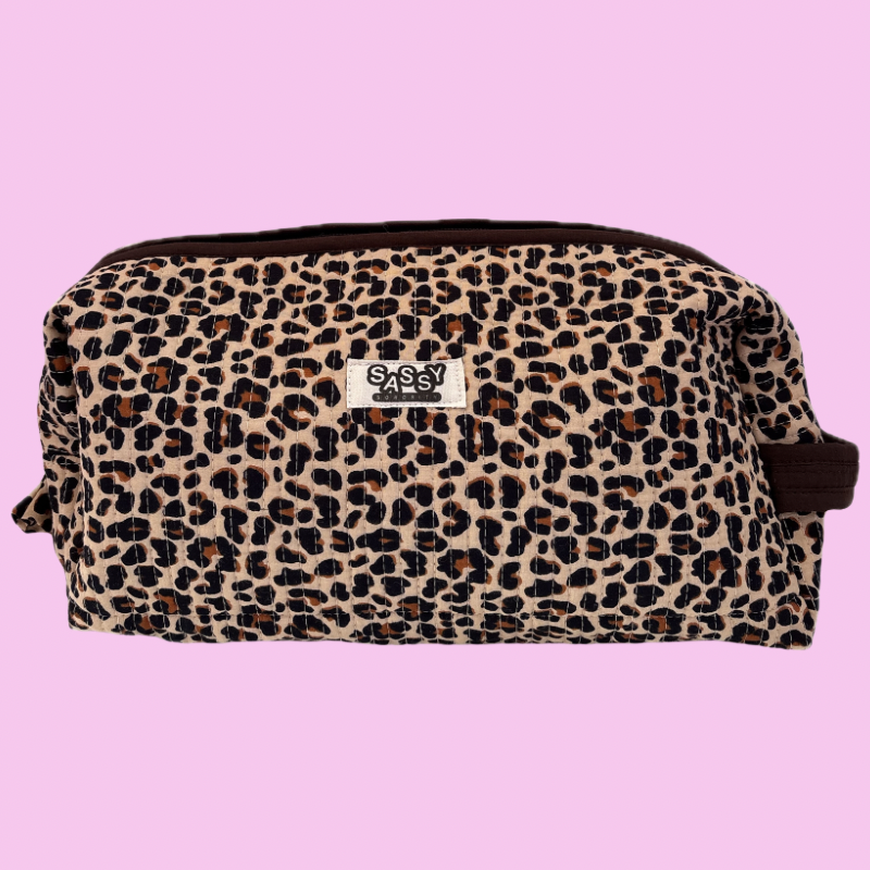 THE LEOPARD HAIR TOOL BAG