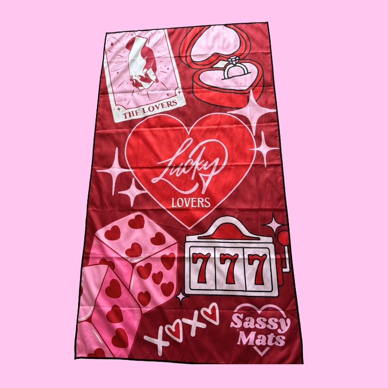 LUCKY LOVERS REVERSIBLE TOWEL