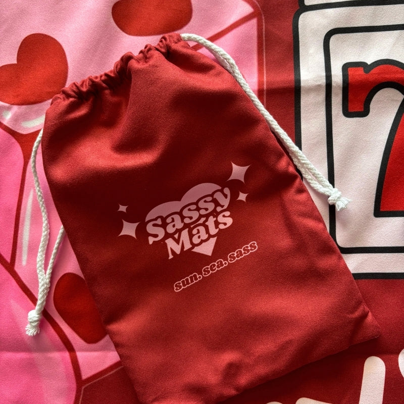 LUCKY LOVERS REVERSIBLE TOWEL