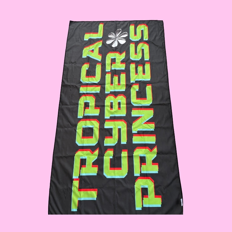 TROPICAL CYBER PRINCESS REVERSIBLE BEACH TOWEL